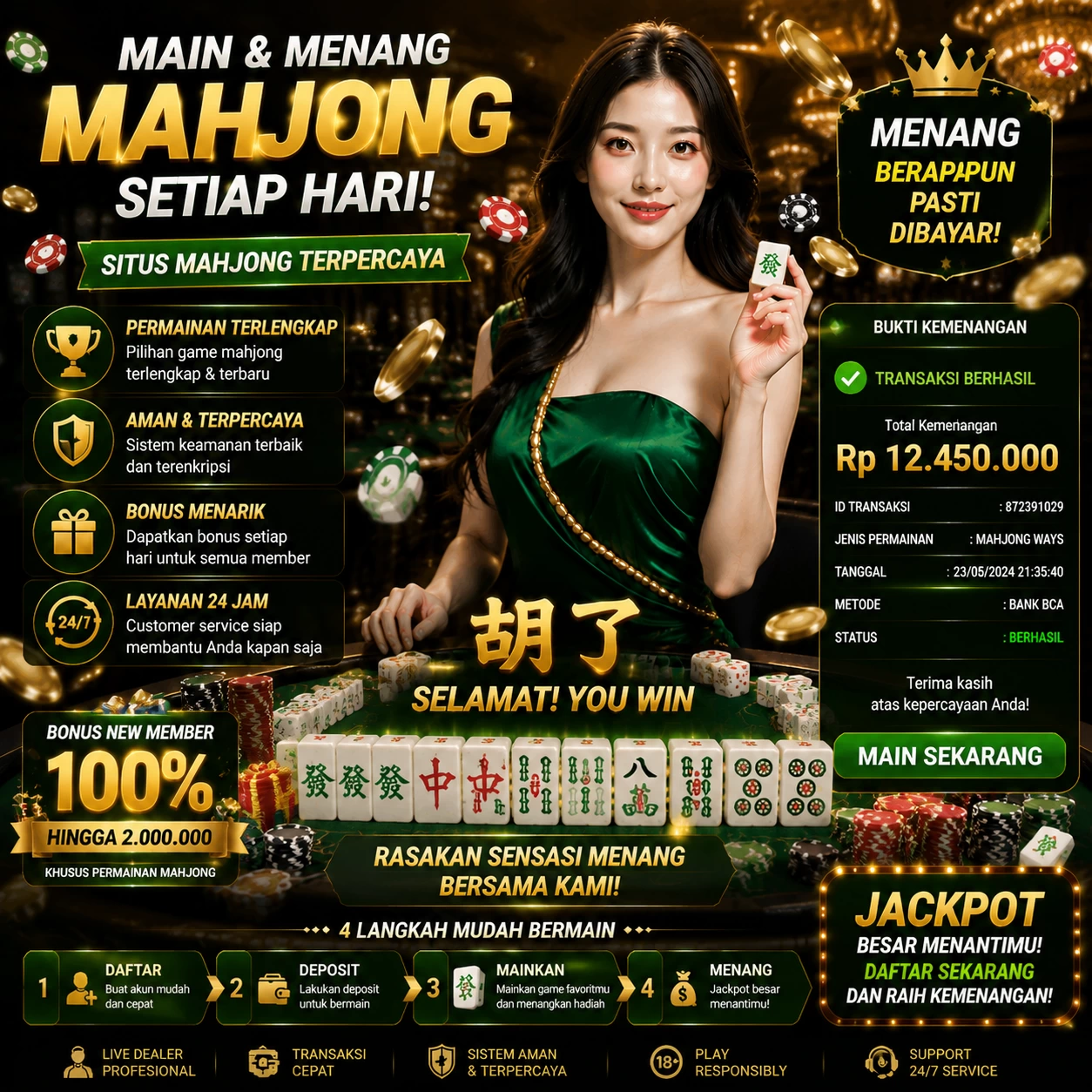 Ganhar e sacar na 5u